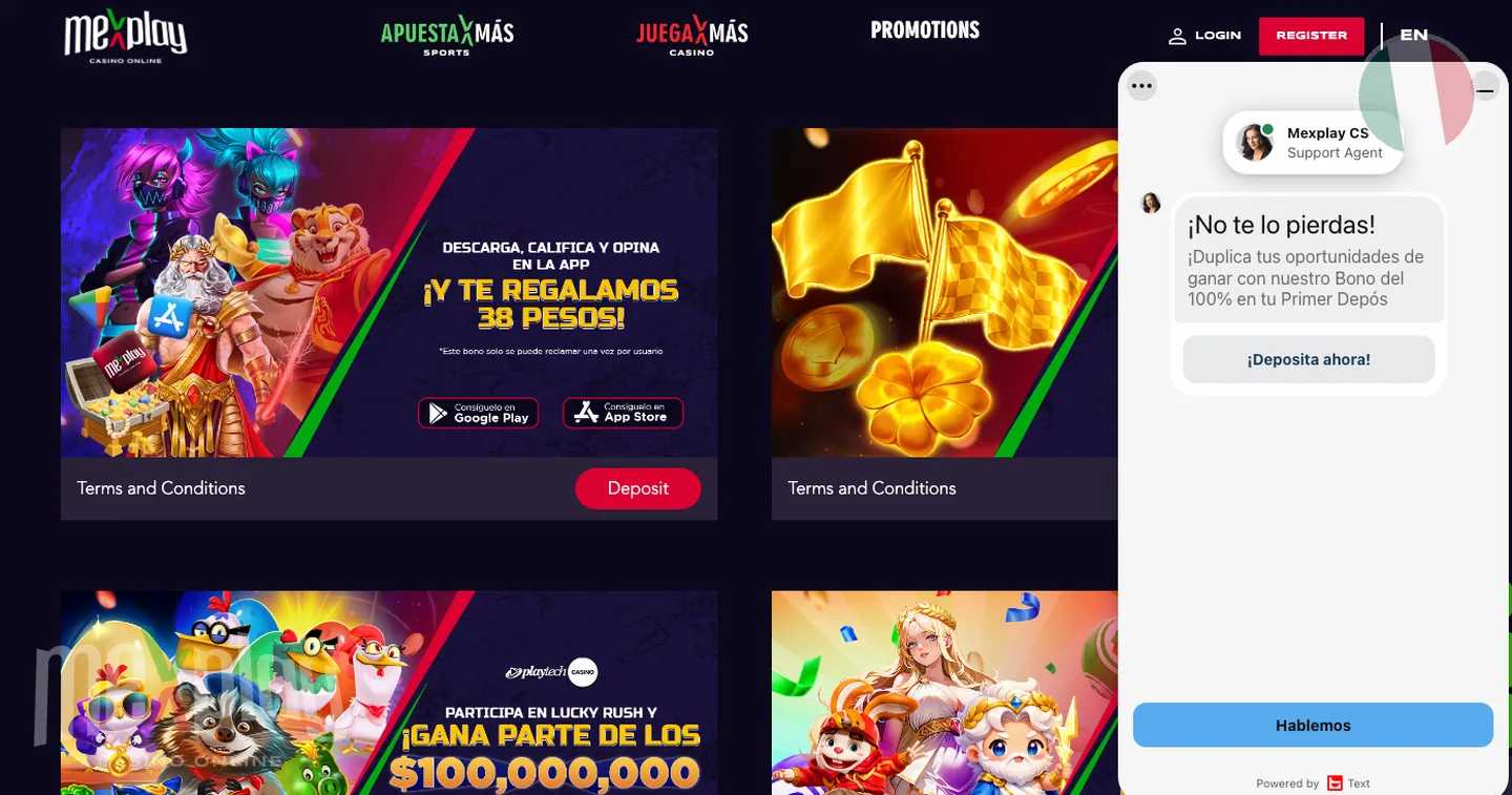 MexPlay live casino